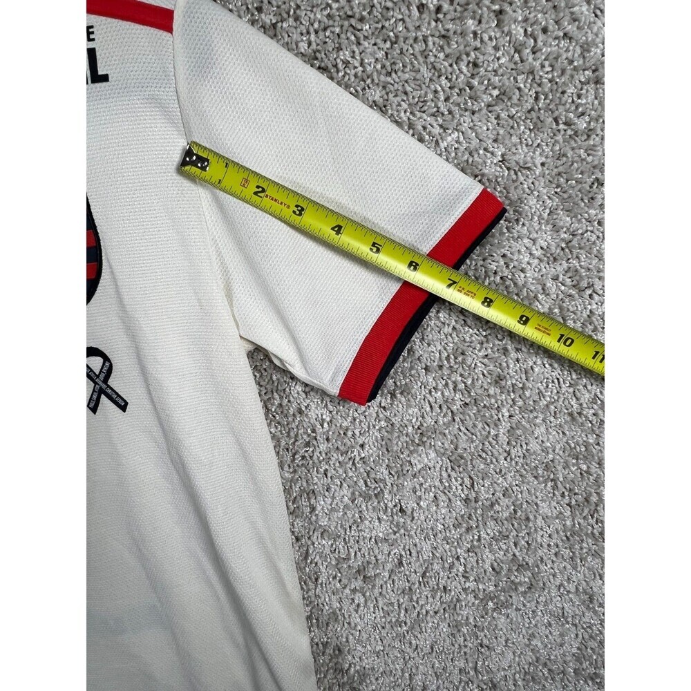 Adidas Flamengo Jersey White Men Soccer Shirt Climalite Brazil USsize S - Picture 3 of 11